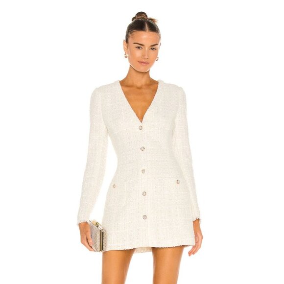 Sau lee Audrey Dress Ivory NWT - Size 8 - Picture 1 of 9